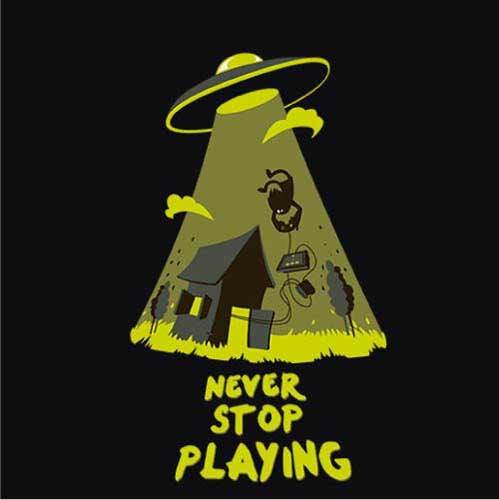 Never stop playing