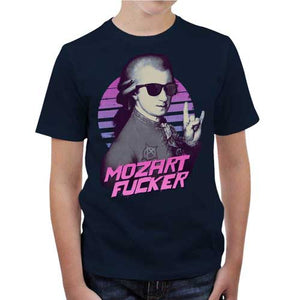 tshirt-enfant-mozart-fucker-coton-bio-bleu-nuit