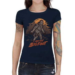 tshirt-femme-t-shirt-chewbacca-i-am-not-a-bigfoot-coton-bio-bleu-nuit