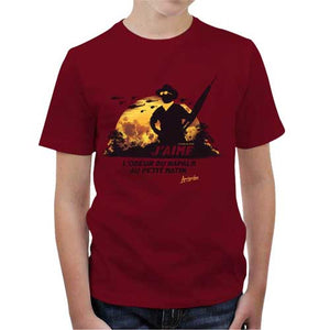 tshirt-enfant-apocalypse-now-replique-coton-bio-rouge