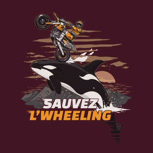 tshirt-sauvez-wheeling-coton-bio-cerise