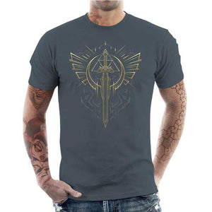 tshirt-homme-zhero-the-legend-of-zelda-coton-bio-gris-mineral