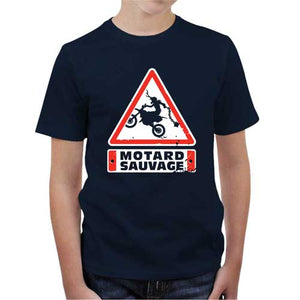 tshirt-enfant-motard-sauvage-coton-bio-bleu-nuit