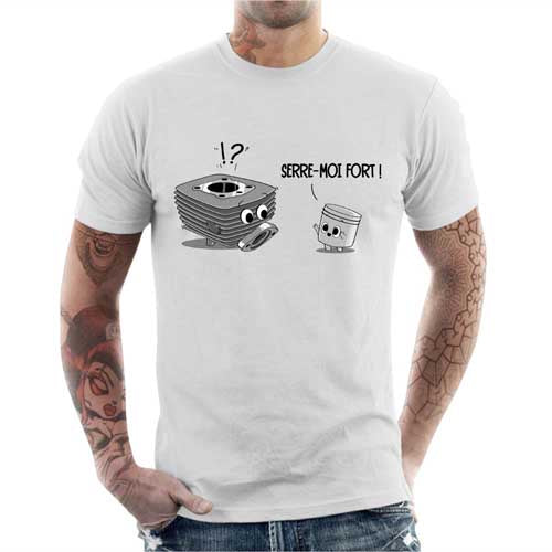 T-shirt Geek Homme - Serre-moi fort !