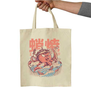 takoyaki-attack-le-poulpe-d-osaka-tote-bag-coton-bio-ecru