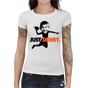 tshirt-femme-just-dewey-coton-bio-blanc