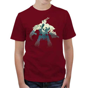 tshirt-enfant-imperial-knight-coton-bio-rouge