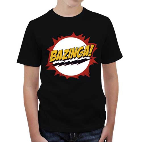 T-shirt enfant geek - Bazinga