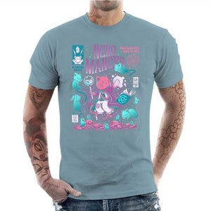 tshirt-homme-nekomancer-magicien-qui-reincarne-les-chats-coton-bio-ciel