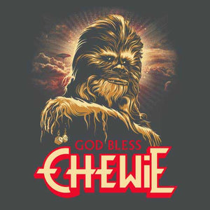 tshirt-god-bless-chewie-le-divin-chevelu-coton-bio-gris-fonce