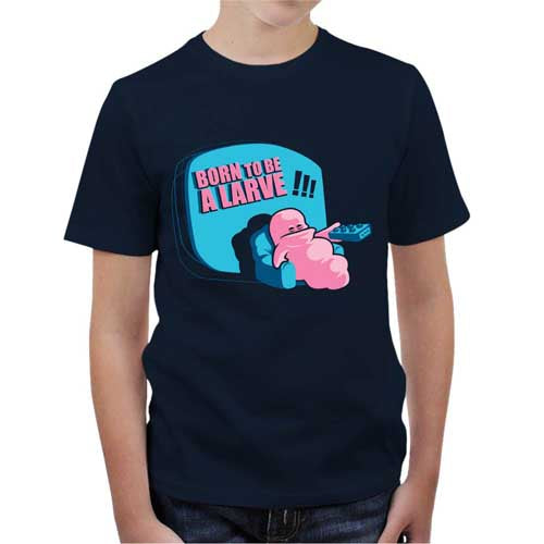 T-shirt enfant geek - Born to be a larve !