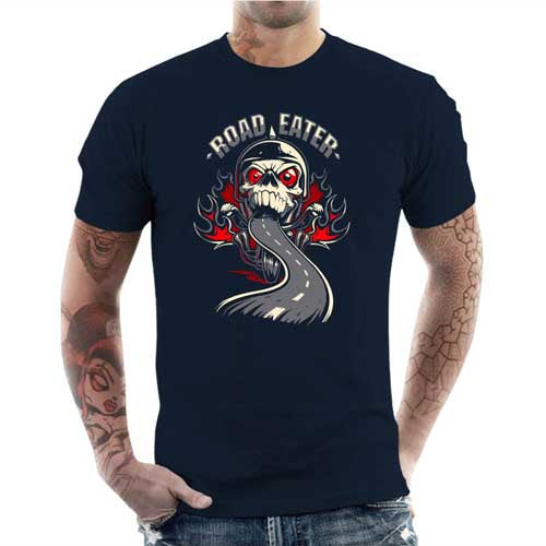 T shirt Motard homme - Road Eater