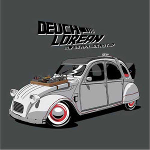 tshirt-deuch-lorean-delorean-coton-bio-gris-fonce