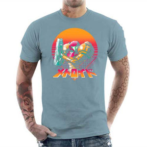 tshirt-homme-metroid-retro-hunter-coton-bio-ciel