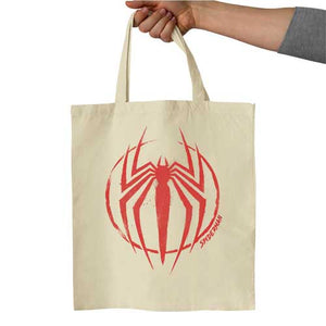 spiderman-percutant-et-demonstratif-tote-bag-coton-bio-ecru