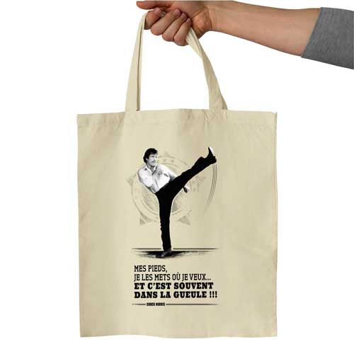 Tote Bag - Chuck Norris Pieds