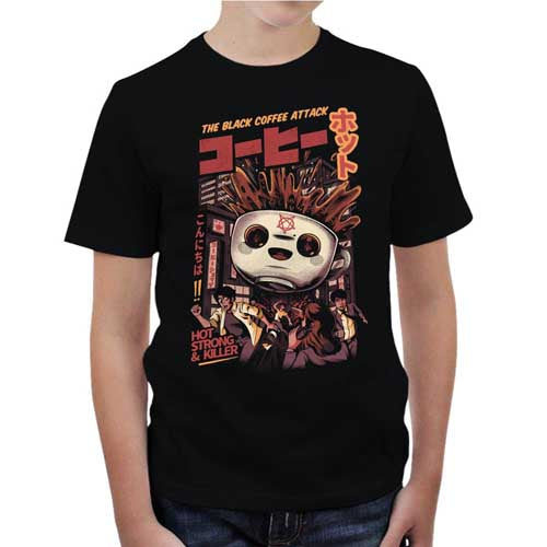 T-shirt Enfant Geek - Black Coffee