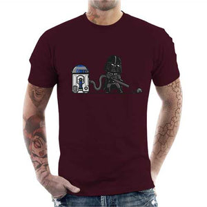 tshirt-homme-r2d2-coton-bio-cerise