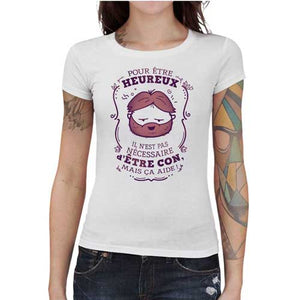 tshirt-femme-t-shirt-humour-heureux-con-coton-bio-blanc