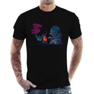 tshirt-homme-demons-souls-plus-fort-que-la-mort-coton-bio-noir