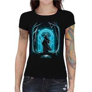 tshirt-femme-speak-friend-lenigme-de-gandalf-coton-bio-noir