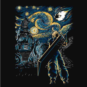 tshirt-final-fantasy-7-coton-bio-noir