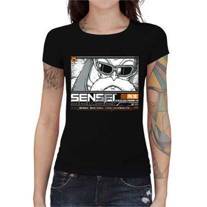 tshirt-femme-mrochi-sensei-le-plus-grand-maitre-darts-martiaux-coton-bio-noir