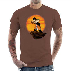 tshirt-homme-king-goku-coton-bio-sienna