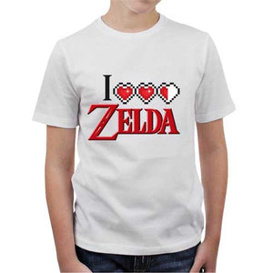 tshirt-enfant-i-love-zelda-coton-bio-blanc