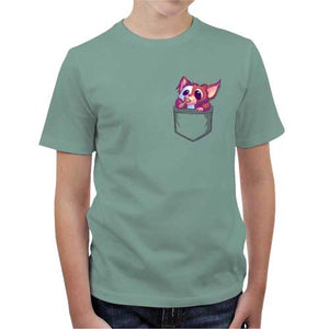 tshirt-enfant-midnight-chicken-coton-bio-jade