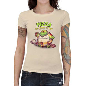 tshirt-femme-turtle-pizza-coton-bio-natural