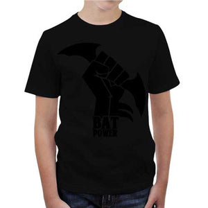 tshirt-enfant-bat-power-coton-bio-noir