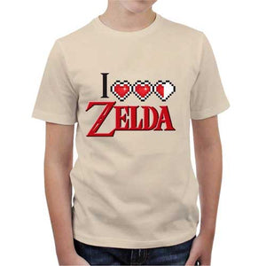 tshirt-enfant-i-love-zelda-coton-bio-natural