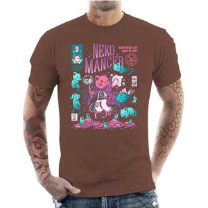 tshirt-homme-nekomancer-magicien-qui-reincarne-les-chats-coton-bio-sienna