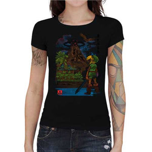 tshirt-femme-heros-awakening-coton-bio-noir