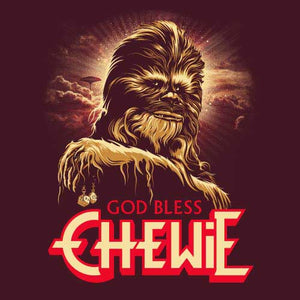 tshirt-god-bless-chewie-le-divin-chevelu-coton-bio-cerise