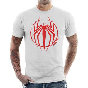 tshirt-homme-spiderman-percutant-et-demonstratif-coton-bio-blanc