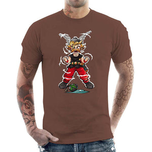 tshirt-homme-super-gaulois-coton-bio-sienna