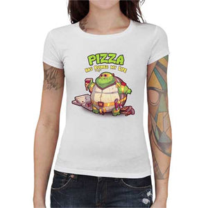 tshirt-femme-turtle-pizza-coton-bio-blanc