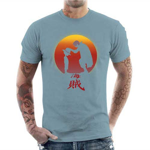 tshirt-homme-king-of-pirate-luffy-coton-bio-ciel