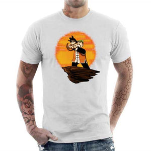 tshirt-homme-king-goku-coton-bio-blanc