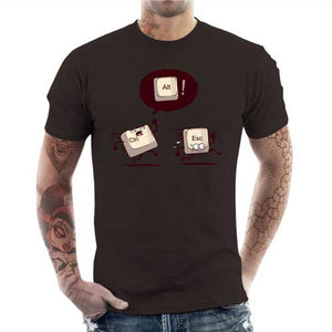 tshirt-homme-ctrl-and-escape-coton-bio-chocolat