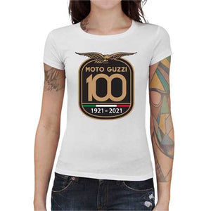 tshirt-femme-moto-guzzi-anniversaire-100-ans-coton-bio-blanc