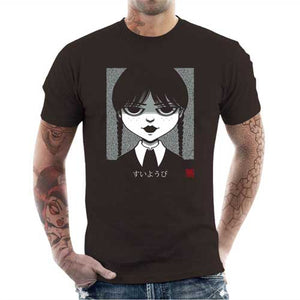 tshirt-homme-mercredi-addams-version-dark-coton-bio-chocolat