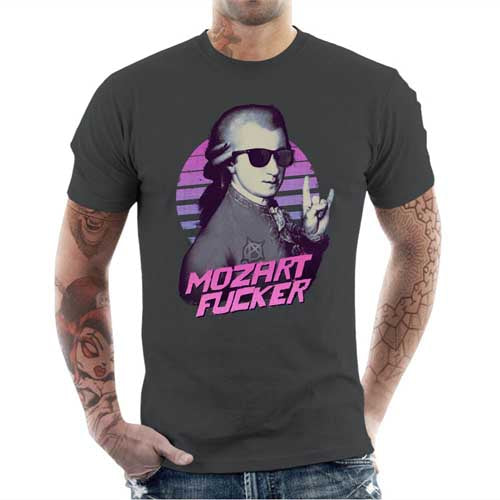 T-shirt geek homme - Mozart Fucker