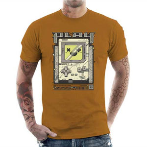 tshirt-homme-play-retro-vibes-game-boy-style-old-school-coton-bio-curcuma