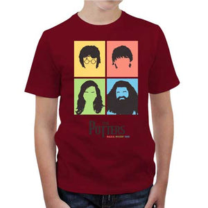 tshirt-enfant-the-potters-harry-potter-et-les-beatles-coton-bio-rouge