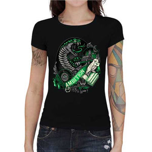 tshirt-femme-t-shirt-serpentard-house-of-ambition-coton-bio-noir