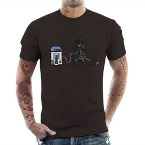 tshirt-homme-r2d2-coton-bio-chocolat