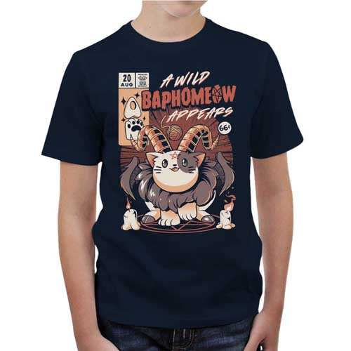 T-shirt Enfant Geek - Baphomeow